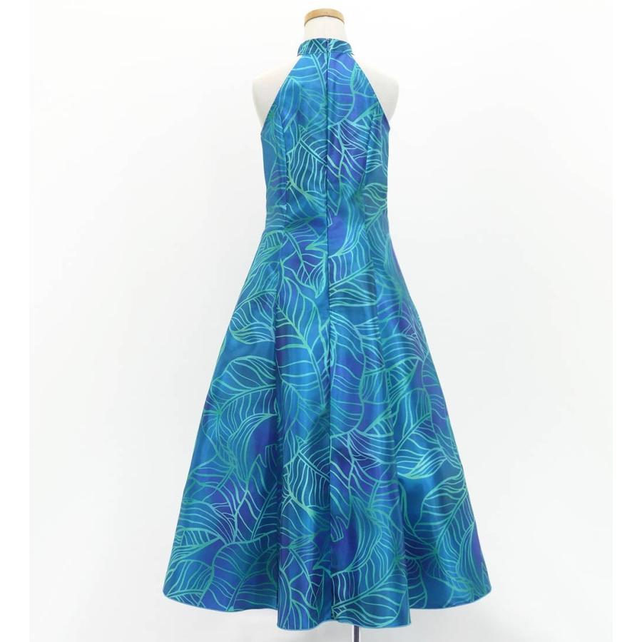 フラドレス ケイキ [120・140] シャンタン アメリカンスリーブ バナナリーフ ターコイズブルー Jp197tbl |  | 02