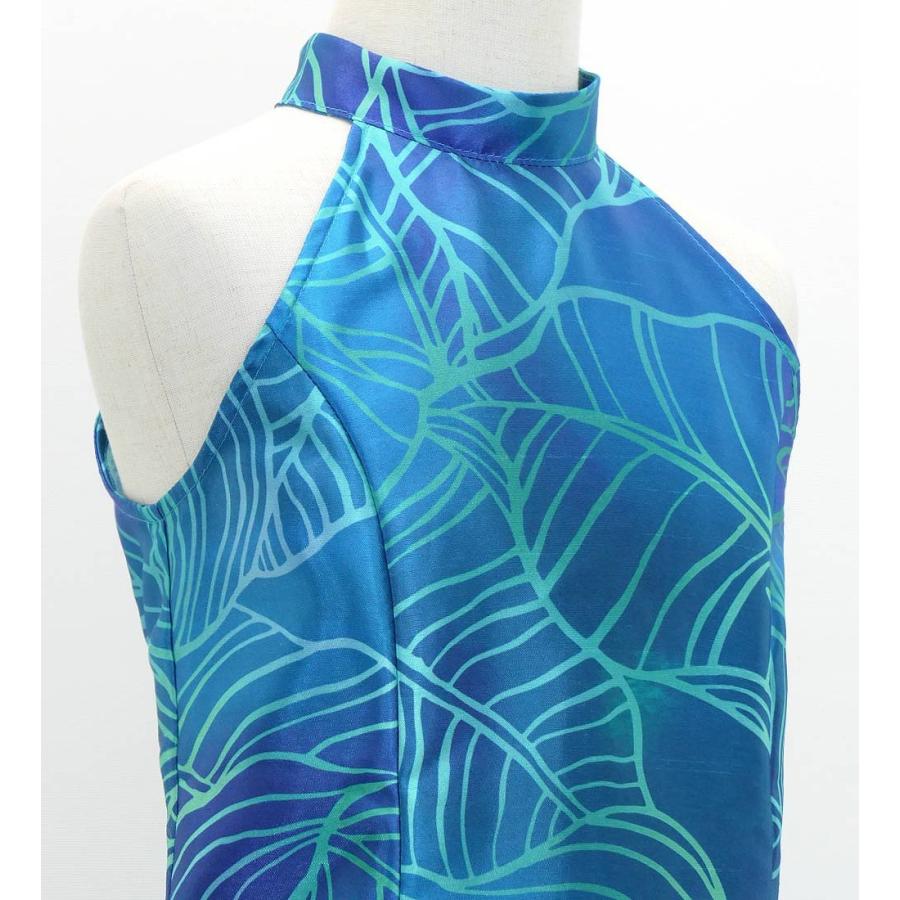 フラドレス ケイキ [120・140] シャンタン アメリカンスリーブ バナナリーフ ターコイズブルー Jp197tbl |  | 03