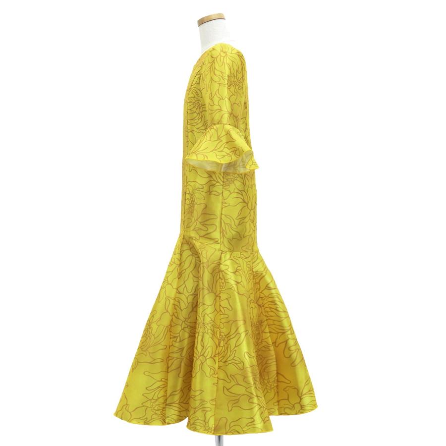 フラドレス ケイキ [120・140] フリル袖 シャンタン ドレス ロング丈 プロテア ゴールド Jp198gd |  | 02