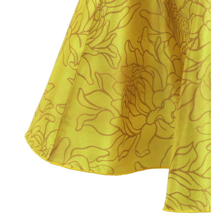 フラドレス ケイキ [120・140] フリル袖 シャンタン ドレス ロング丈 プロテア ゴールド Jp198gd |  | 05