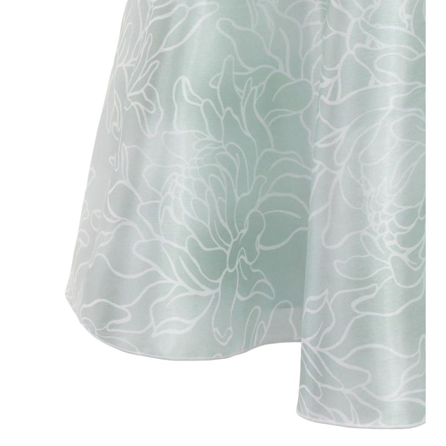 フラドレス ケイキ [120・140] フリル袖 シャンタン ドレス ロング丈 プロテア シルバー Jp198sl |  | 05