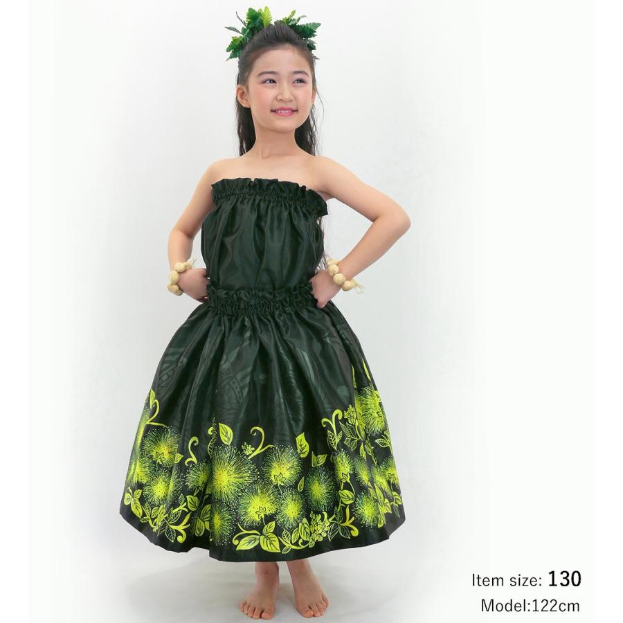 フラダンス ケイキ 選べるトップス セットアップ レフア×カヒコ ブラック 120・140サイズ Jp206bk |  | 03