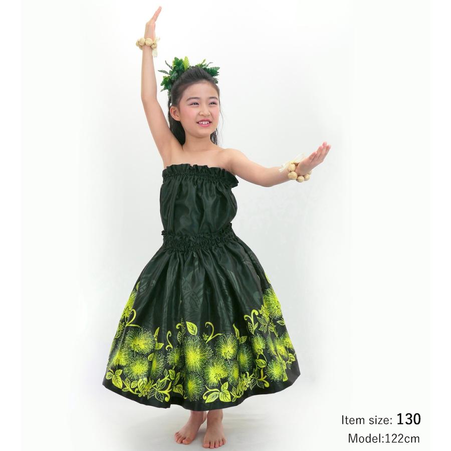 フラダンス ケイキ 選べるトップス セットアップ レフア×カヒコ ブラック 120・140サイズ Jp206bk |  | 04