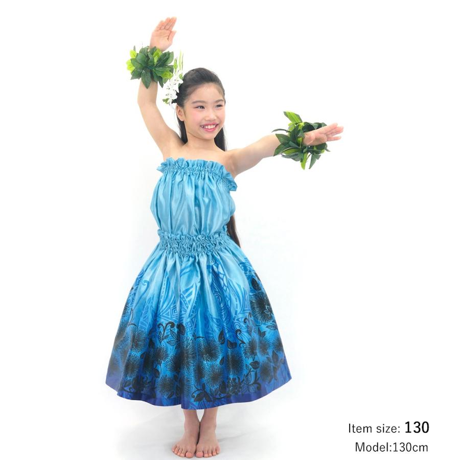 フラダンス ケイキ 選べるトップス セットアップ レフア×カヒコ ブルー 120・140サイズ Jp206bl |  | 03