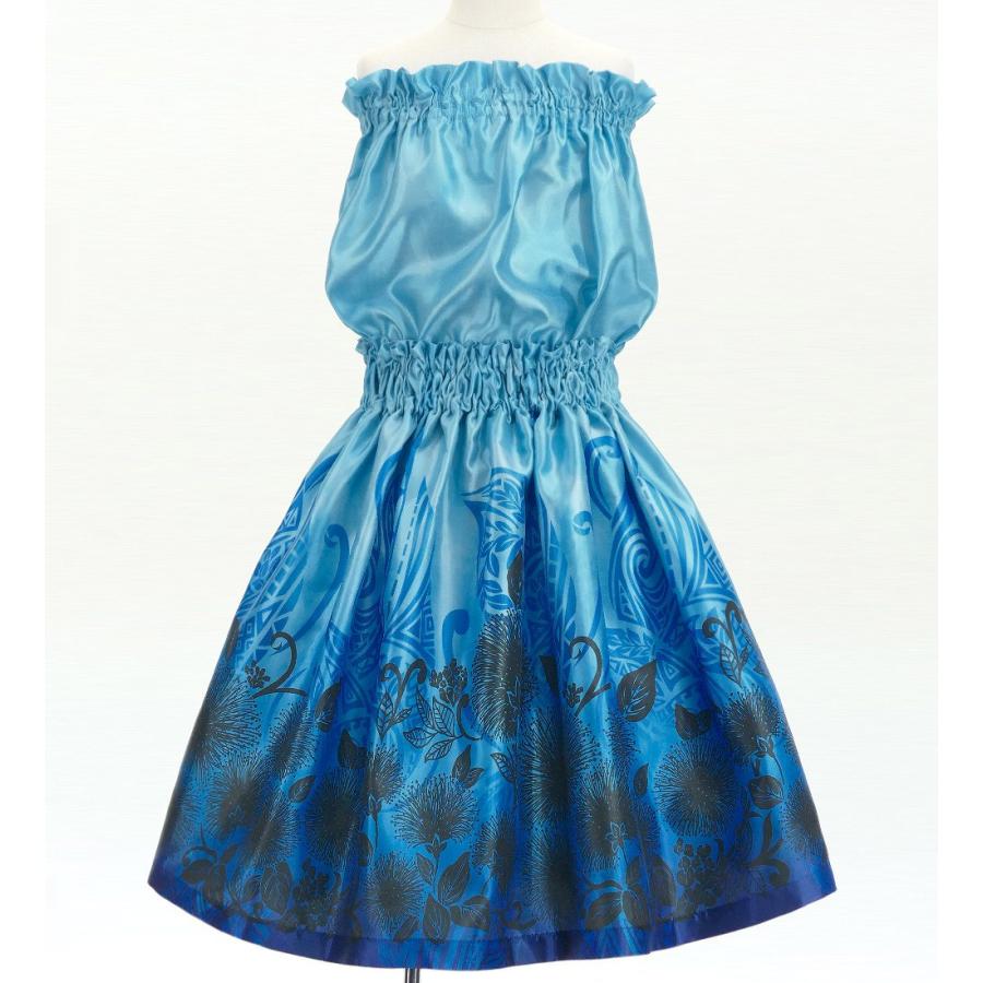 フラダンス ケイキ 選べるトップス セットアップ レフア×カヒコ ブルー 120・140サイズ Jp206bl |  | 05