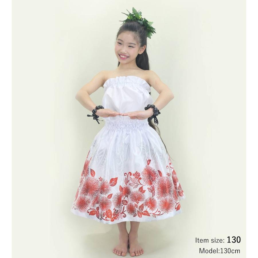 フラダンス ケイキ 選べるトップス セットアップ レフア×カヒコ ホワイト 120・140サイズ Jp206wh |  | 03