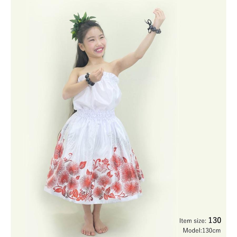 フラダンス ケイキ 選べるトップス セットアップ レフア×カヒコ ホワイト 120・140サイズ Jp206wh |  | 04