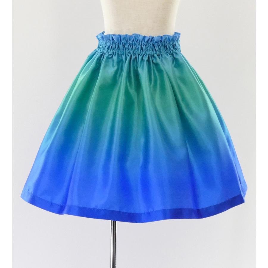 フラダンス ケイキ シャンタン パウスカート ブルー×ブルー 90‐150サイズ Jp213blbl |  | 04