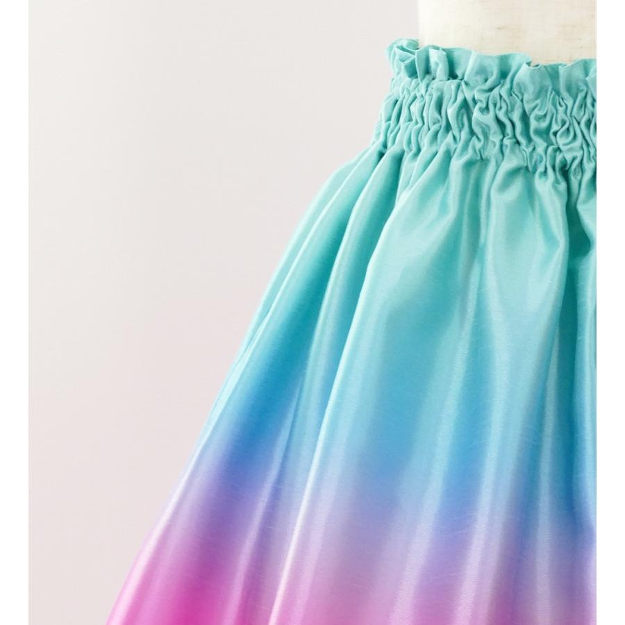フラダンス ケイキ シャンタン パウスカート ブルー×ピンク 90‐150サイズ Jp213blpi |  | 05