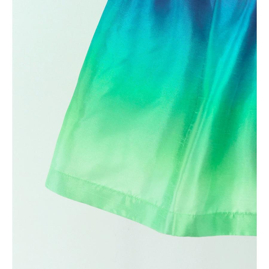 フラダンス ケイキ シャンタン パウスカート ダークブルー×ライトグリーン 90‐150サイズ Jp213dbllgr |  | 06