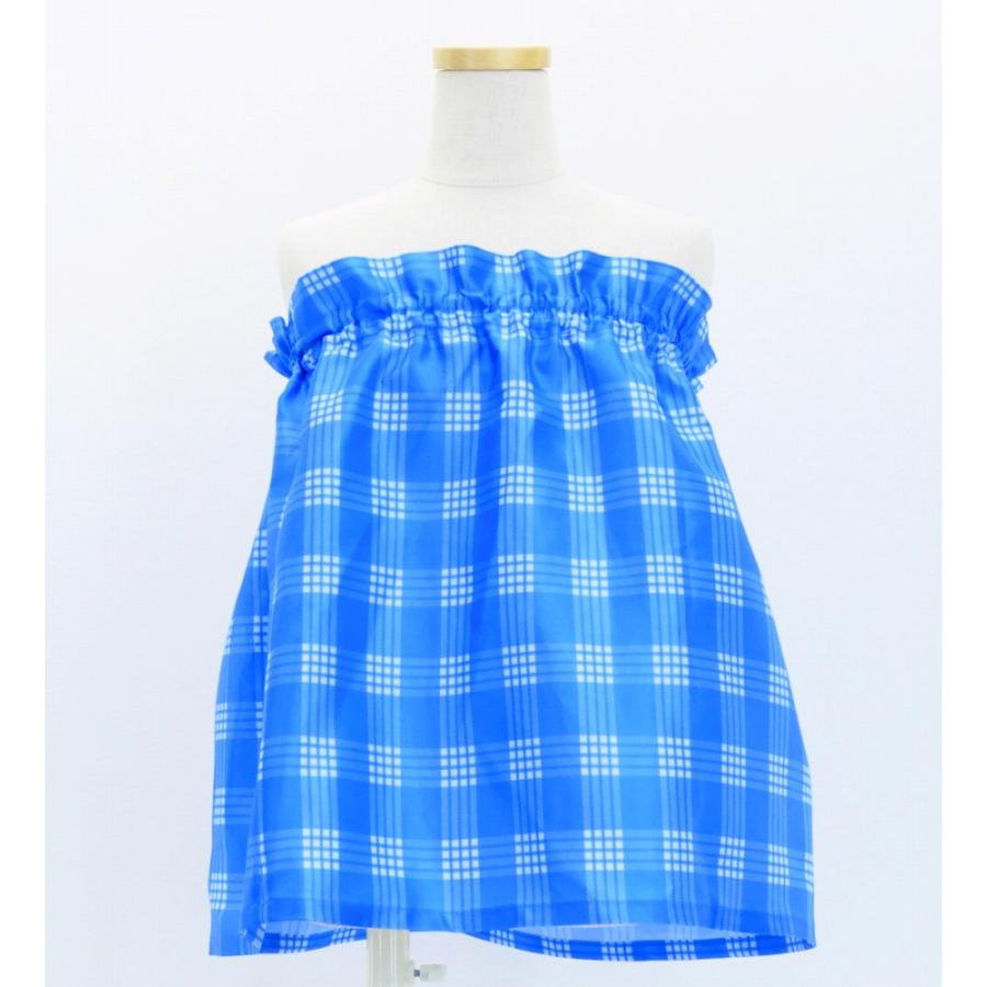 フラダンス ケイキ シャンタン セットアップ パラカチェック ブルー 120・140サイズ Jp75bl |  | 03
