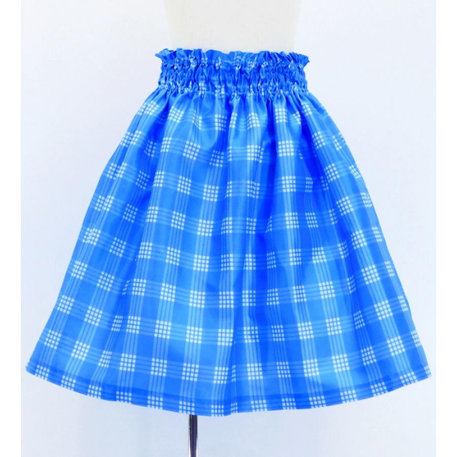 フラダンス ケイキ シャンタン セットアップ パラカチェック ブルー 120・140サイズ Jp75bl |  | 04