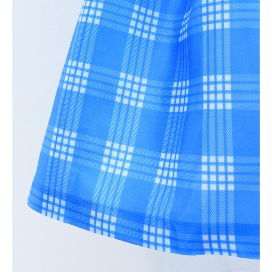 フラダンス ケイキ シャンタン セットアップ パラカチェック ブルー 120・140サイズ Jp75bl |  | 06
