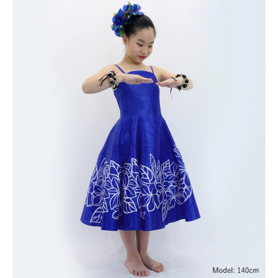 フラドレス ケイキ [120・140]ミディ丈 プルメリア ブルー Jp77bl |  | 02