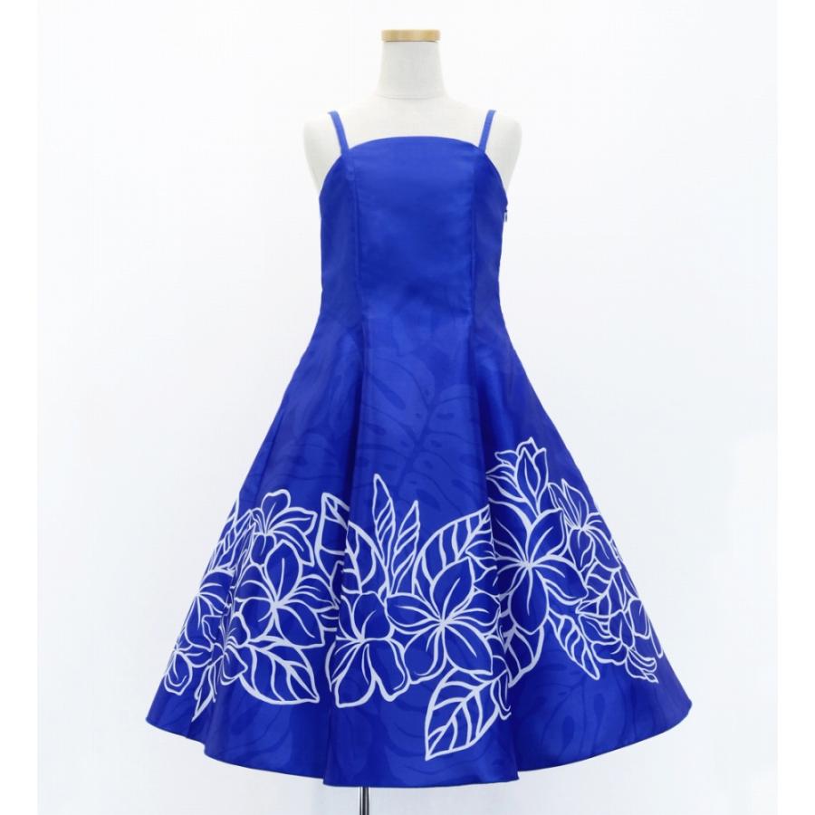 フラドレス ケイキ [120・140]ミディ丈 プルメリア ブルー Jp77bl |  | 03