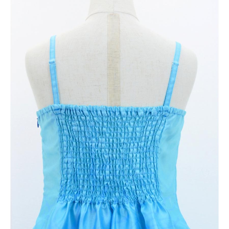 フラドレス ケイキ[120・140]ミディ丈 プルメリア ライトブルー Jp77lbl |  | 06