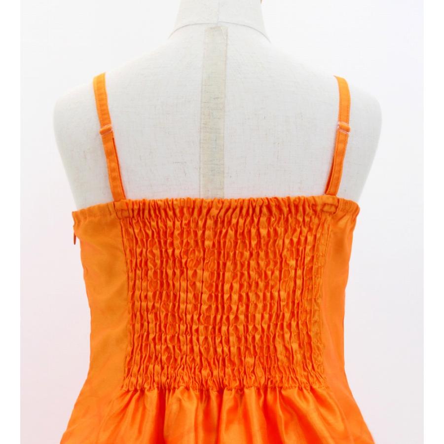 フラドレス ケイキ [120・140] ミディ丈 プルメリア オレンジ Jp77or |  | 06