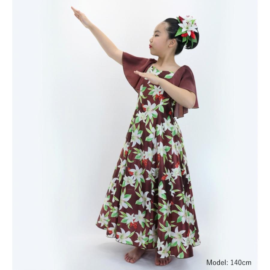 フラドレス ケイキ [120・140]フリル袖 ロング丈 リリー ブラウン Jp79br |  | 01