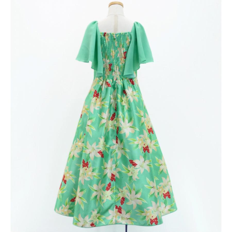 フラドレス ケイキ [120・140] フリル袖 ロング丈 リリー グリーン Jp79gr |  | 04
