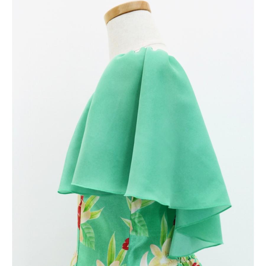 フラドレス ケイキ [120・140] フリル袖 ロング丈 リリー グリーン Jp79gr |  | 05