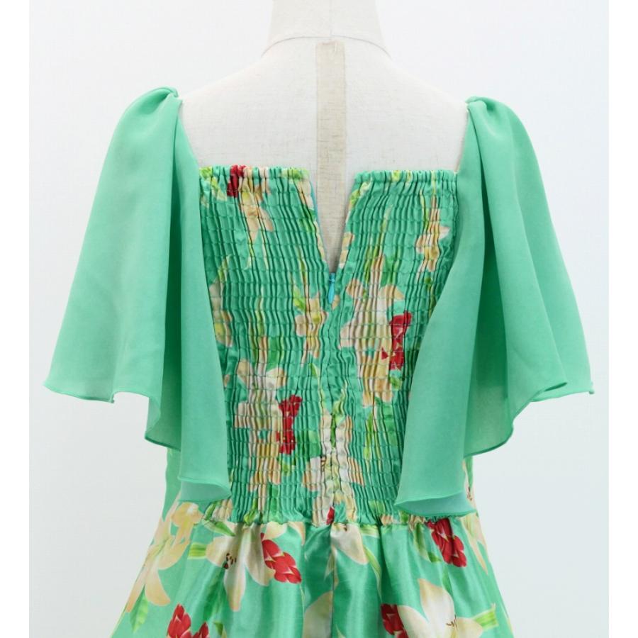 フラドレス ケイキ [120・140] フリル袖 ロング丈 リリー グリーン Jp79gr |  | 06