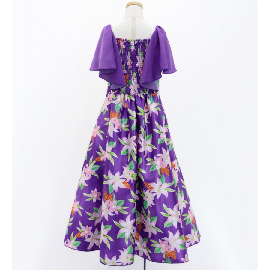 フラドレス ケイキ [120・140] フリル袖 ロング丈 リリー パープル Jp79pu |  | 04