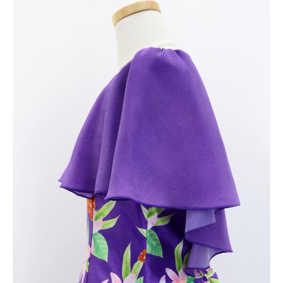 フラドレス ケイキ [120・140] フリル袖 ロング丈 リリー パープル Jp79pu |  | 05