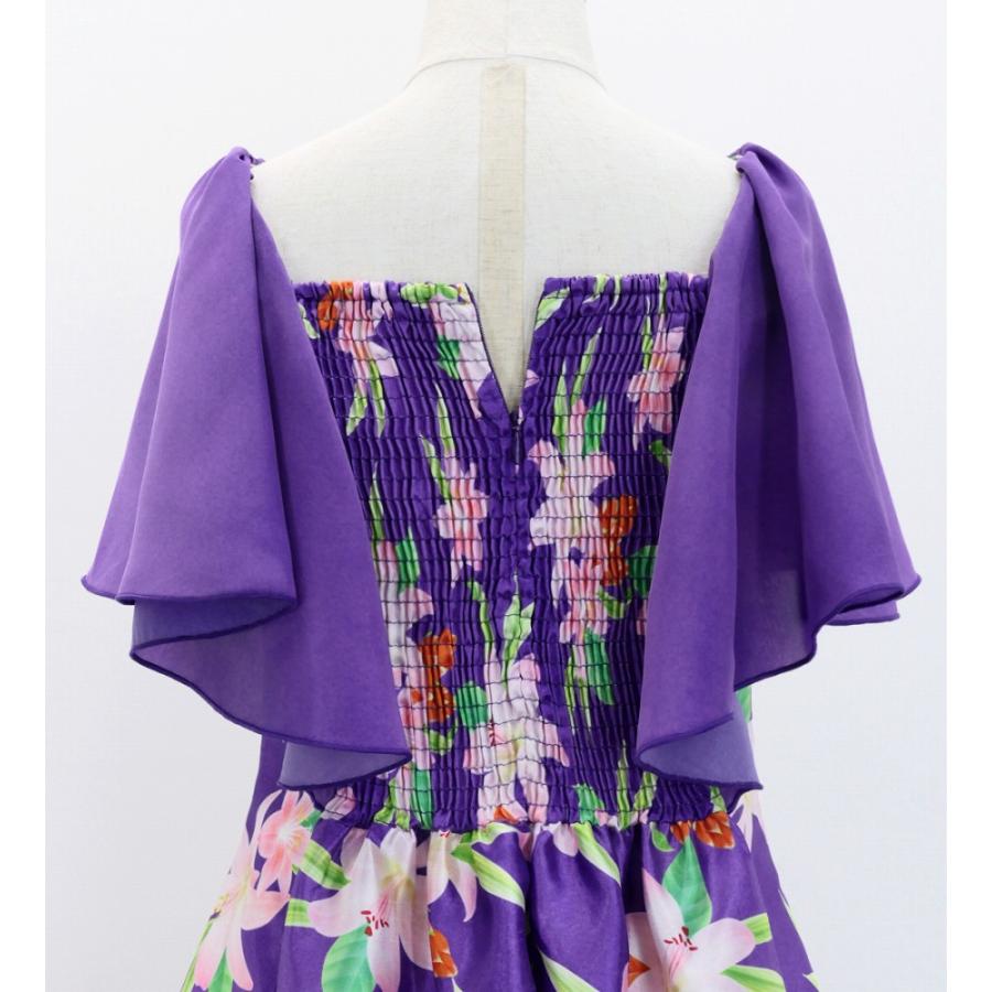 フラドレス ケイキ [120・140] フリル袖 ロング丈 リリー パープル Jp79pu |  | 06