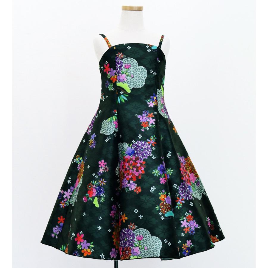 太陽のドレス 8セット イエローフラワーオーガンジーキッズドレス - ANNABELLE PETITE