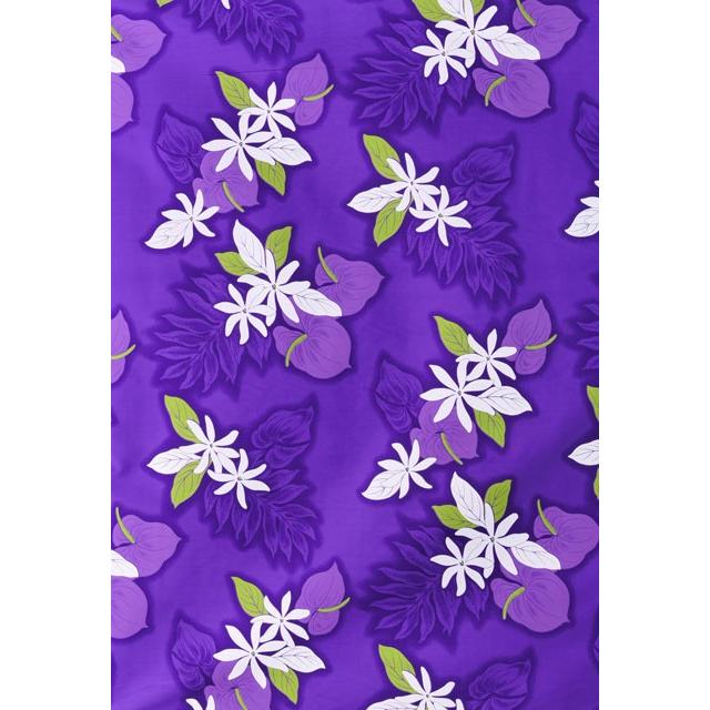 ハワイアン ファブリック パープル K129 | 