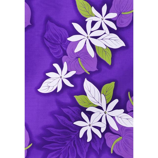 ハワイアン ファブリック パープル K129 |  | 01