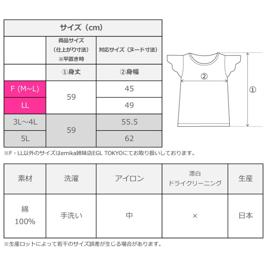 フレンチフリル Tシャツ F 刺繍シルバー ローズ　ブラック KD8sbFb |  | 05