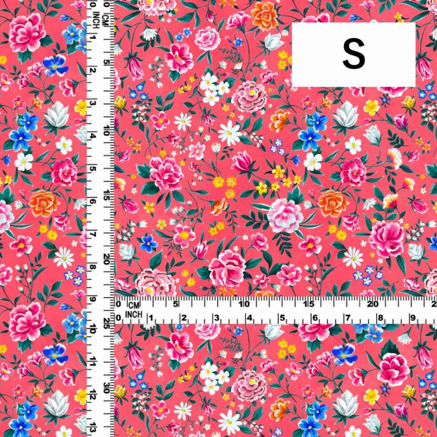 フラメンコ生地 花柄 コシボ・シャンタン・ストレッチベロア選べる生地