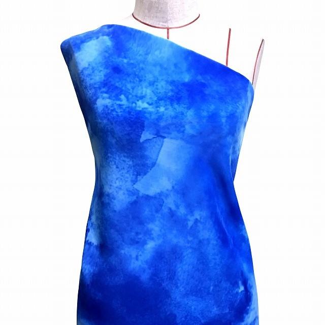 ハワイアン生地 水面柄 コシボ生地 ブルー KH-516-BL-K 3-5営業日後