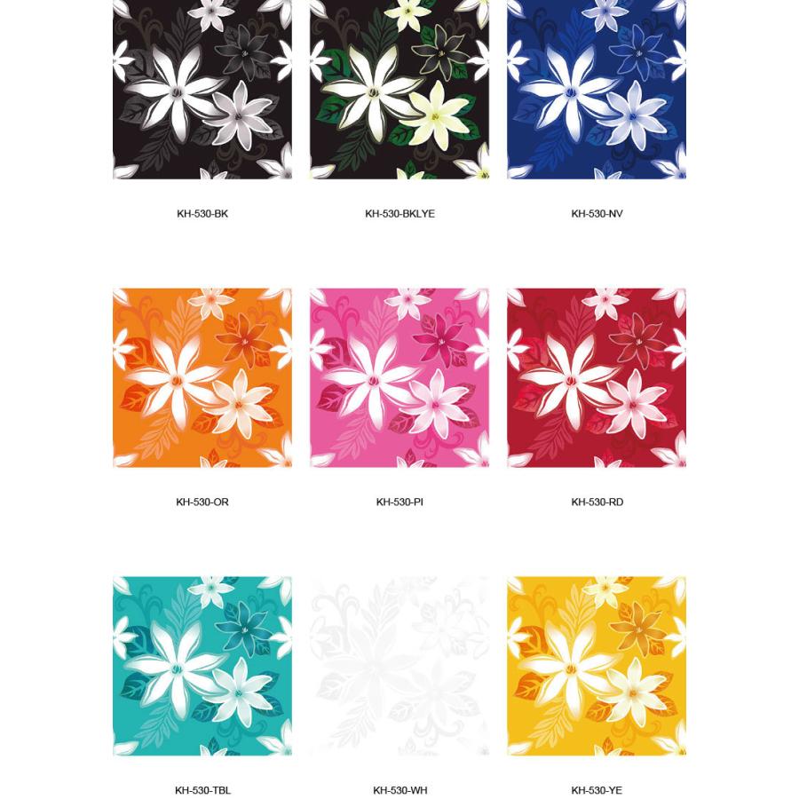 ハワイアン生地サンプル ティアレ柄 KH-530 : emika - 通販 - Yahoo