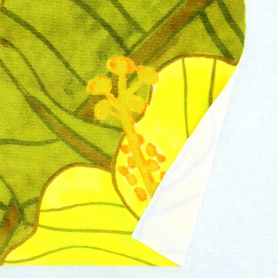 ハワイアン生地 ハイビスカス柄 コシボ・シャンタン・ストレッチベロア選べる生地 イエロー KH-684-YE 3-5営業日後発送 |  | 08
