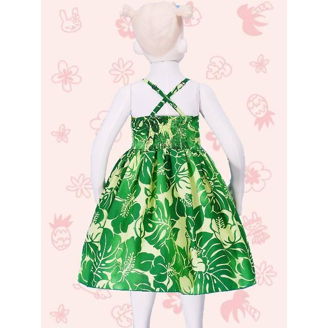 2着セット！ フラダンス用 グリーン葉柄ムームー 2着セット！ フラダンス用 グリーン葉柄ムームー - メルカリ