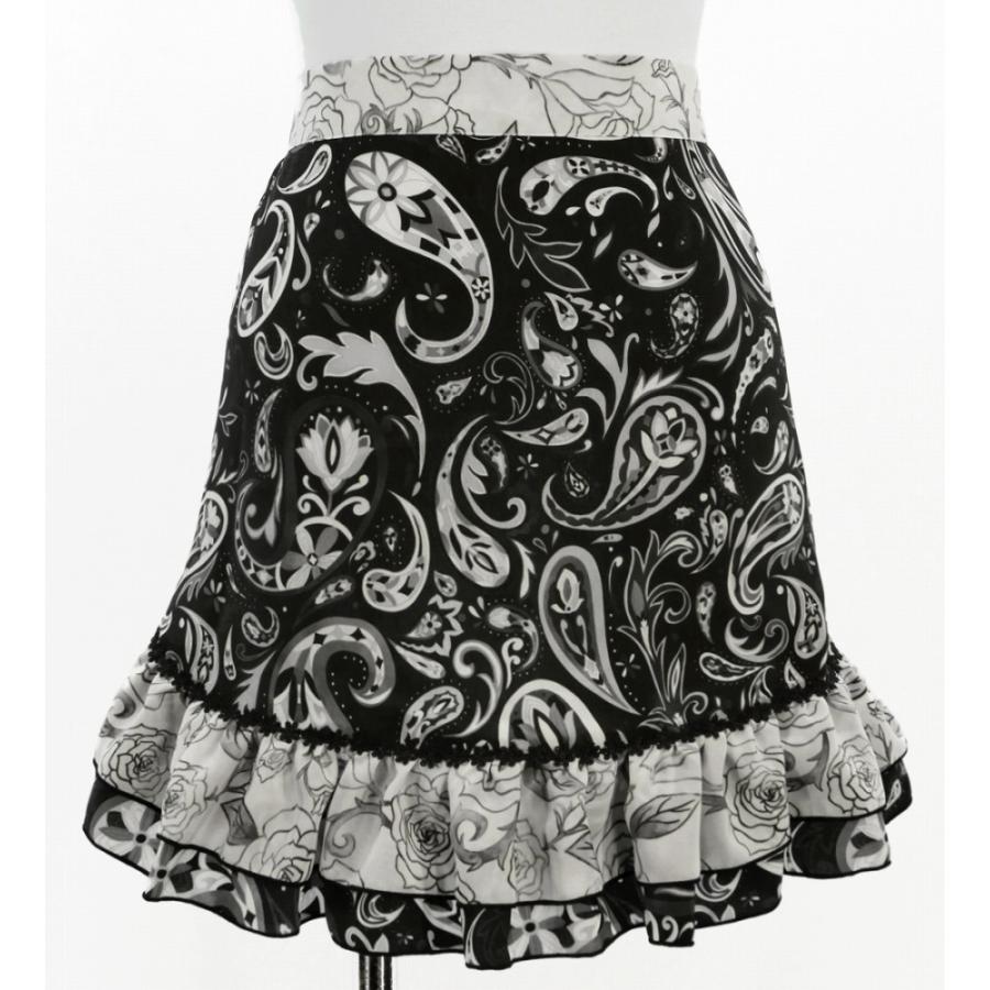 フラメンコ ピキージョ・エプロンセット ペイズリー ブラック PA-10
