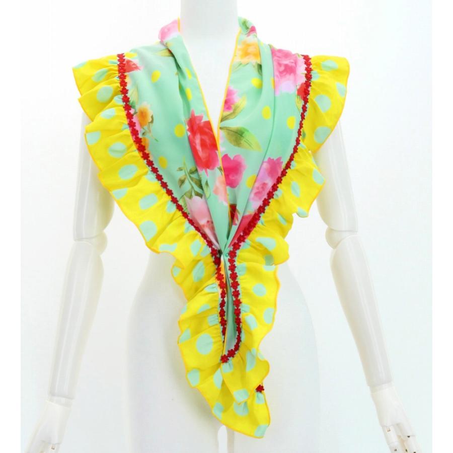 LA PALMA ピキージョ、エプロンセット フラメンコ ピキージョ・エプロンセット ローズ＆カーネーション