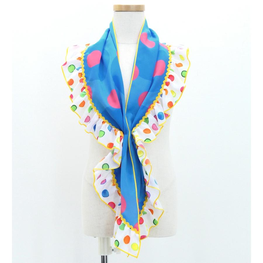 キッズ フラメンコ ピキージョ・エプロンセット 水玉 ライトブルー S-Lサイズ PAp-15 |  | 04