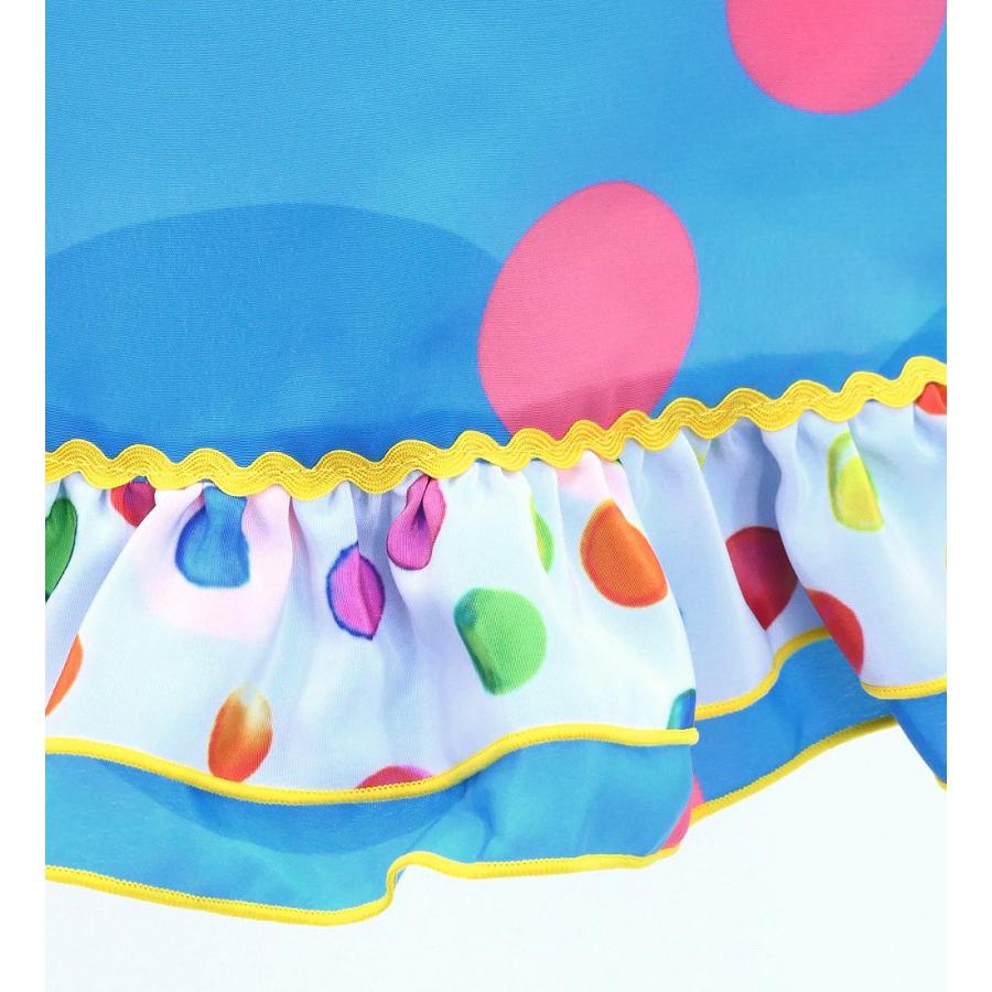 キッズ フラメンコ ピキージョ・エプロンセット 水玉 ライトブルー S-Lサイズ PAp-15 |  | 07