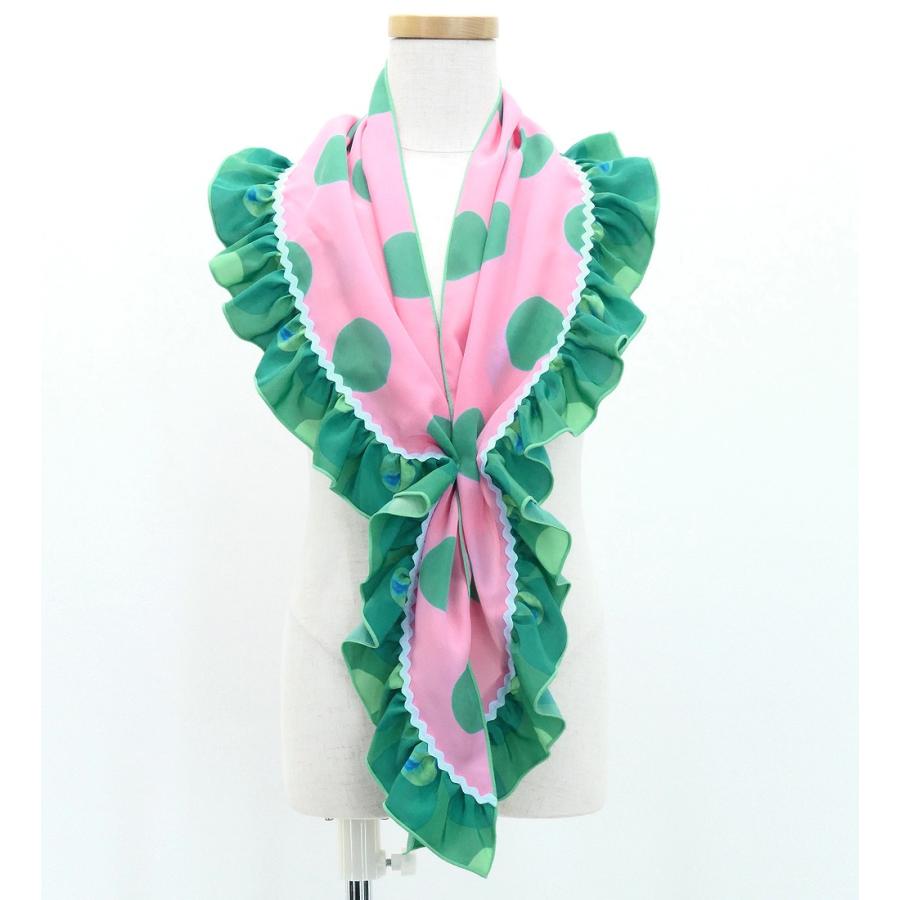 キッズ フラメンコ ピキージョ・エプロンセット 水玉 ライトピンク×ターコイズブルー S-Lサイズ PAp-16 |  | 04