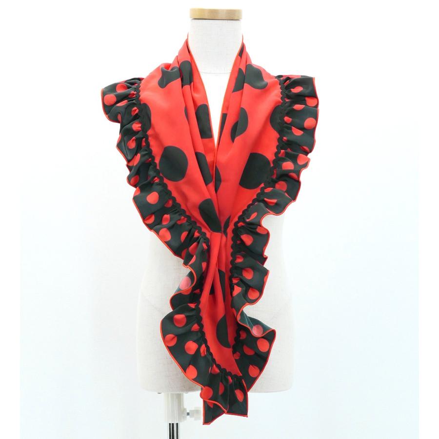 キッズ フラメンコ ピキージョ・エプロンセット 水玉 レッド×ブラック S-Lサイズ PAp-1 |  | 04