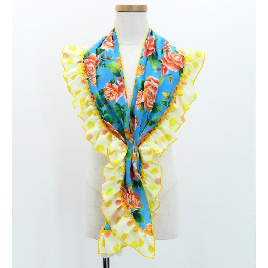 キッズ フラメンコ ピキージョ・エプロンセット ローズ ライトブルー S-Lサイズ PAp-6 |  | 05