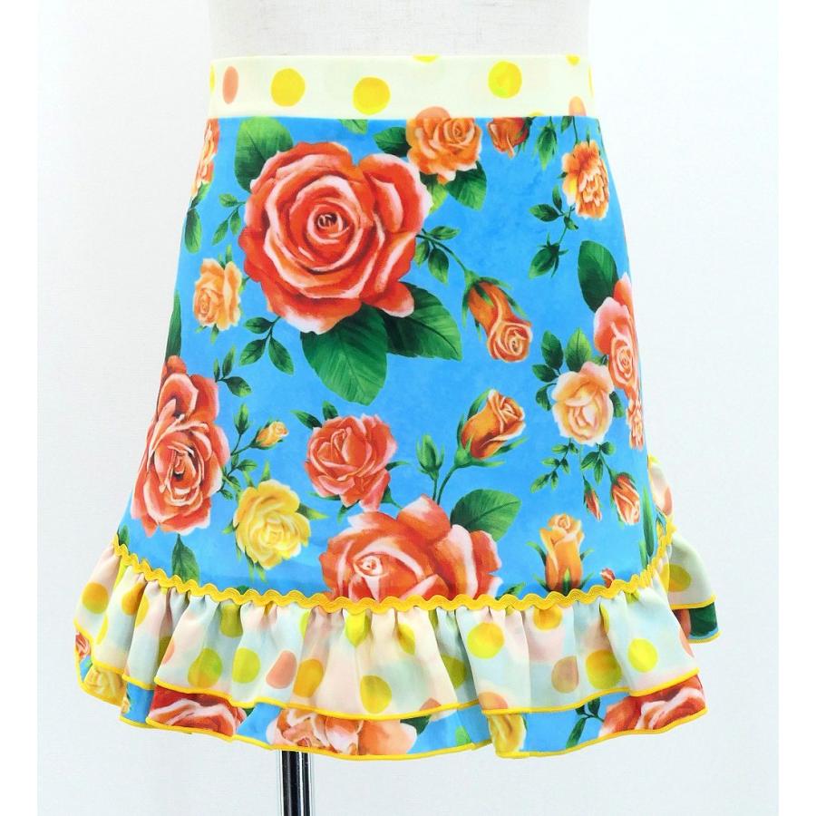 キッズ フラメンコ ピキージョ・エプロンセット ローズ ライトブルー S-Lサイズ PAp-6 |  | 07