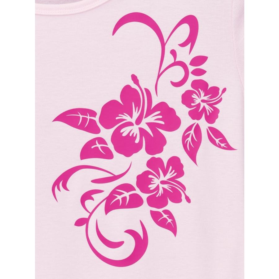 ストレッチ Tシャツ XL チェリーピンク ハイビスカス ピンク TC10cppiXL |  | 03