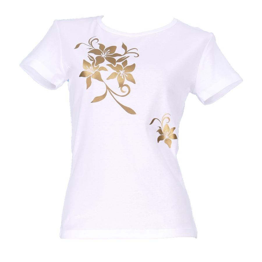 ストレッチ Tシャツ XL ゴールド リリィ ホワイト TC7gwXL |  | 01