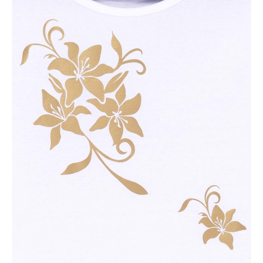 ストレッチ Tシャツ XL ゴールド リリィ ホワイト TC7gwXL |  | 03