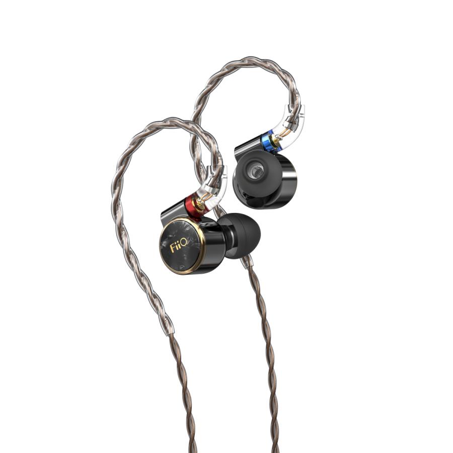 高音質 FiiO FD3 12mm大口径ダイナミックイヤホンL型3.5mm 美品 FiiO（フィーオ） 【在庫限り】FiiO FD3 DLC振動板採用 12mm大口径