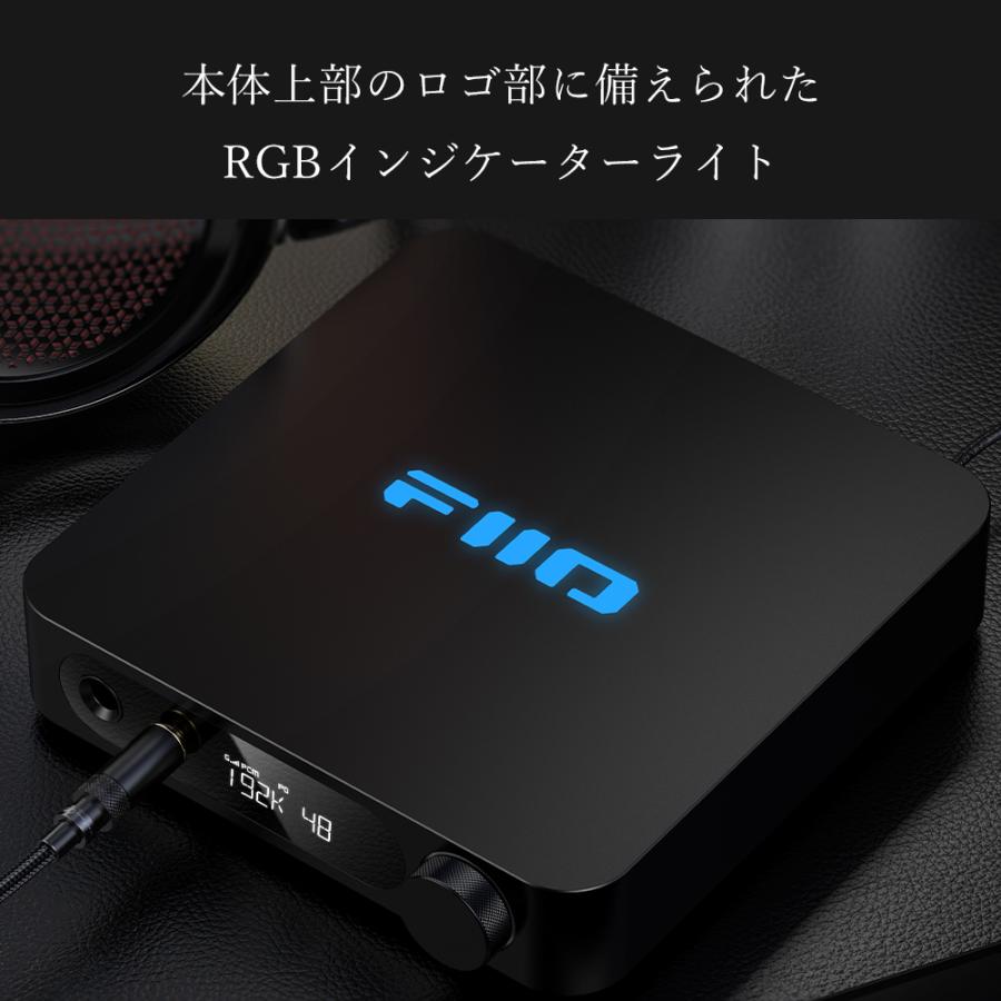 FiiO ヘッドホンアンプ デスクトップ 小型 | K11 ブラック シルバー